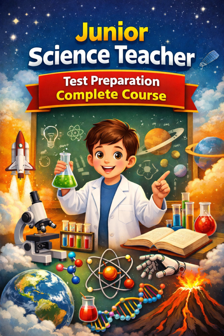 Junior Science Teacher test preparation (complete course) According to SIBA Testing Services